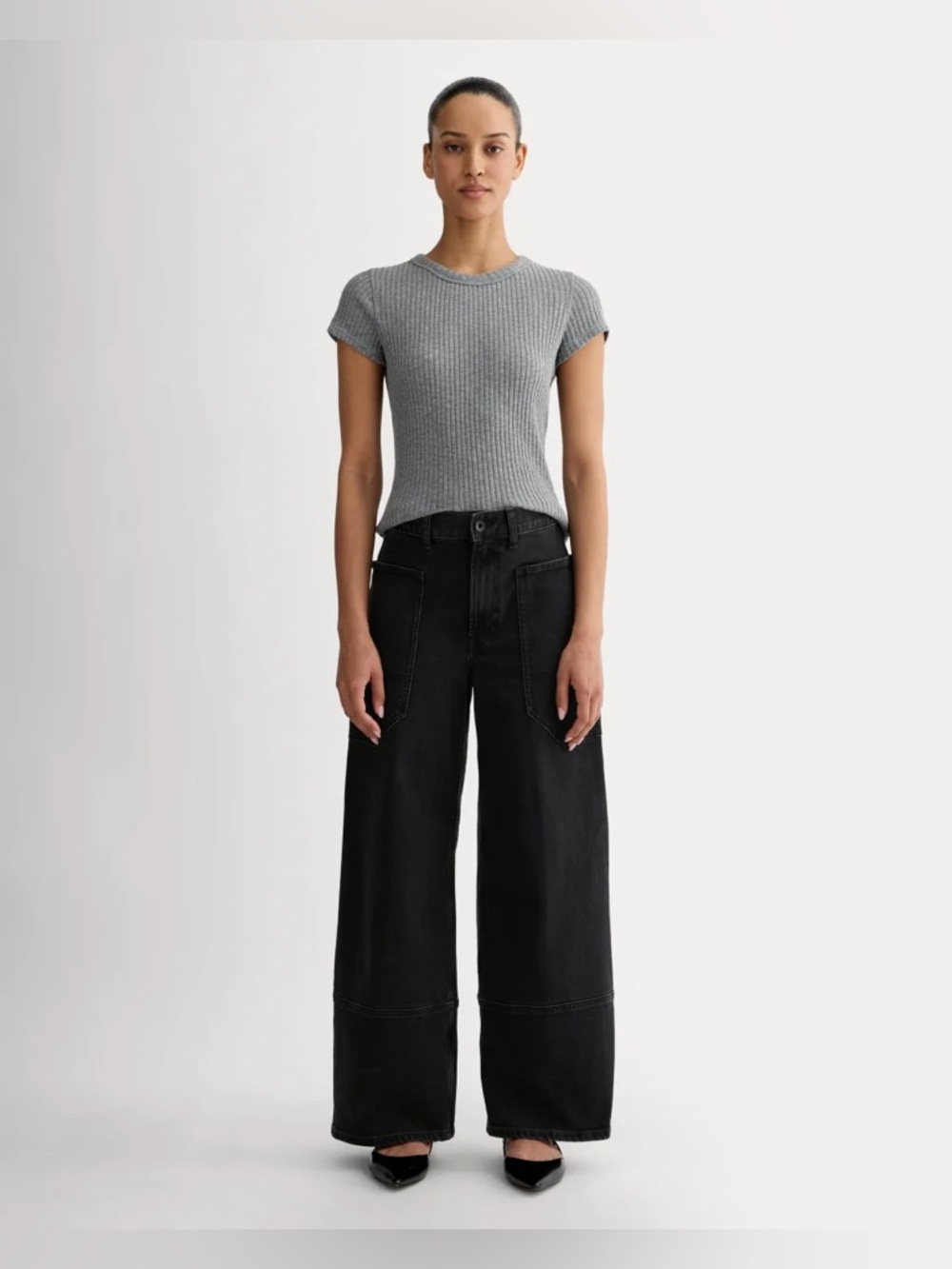 Everlane Way High Gardener Jeans Black 27